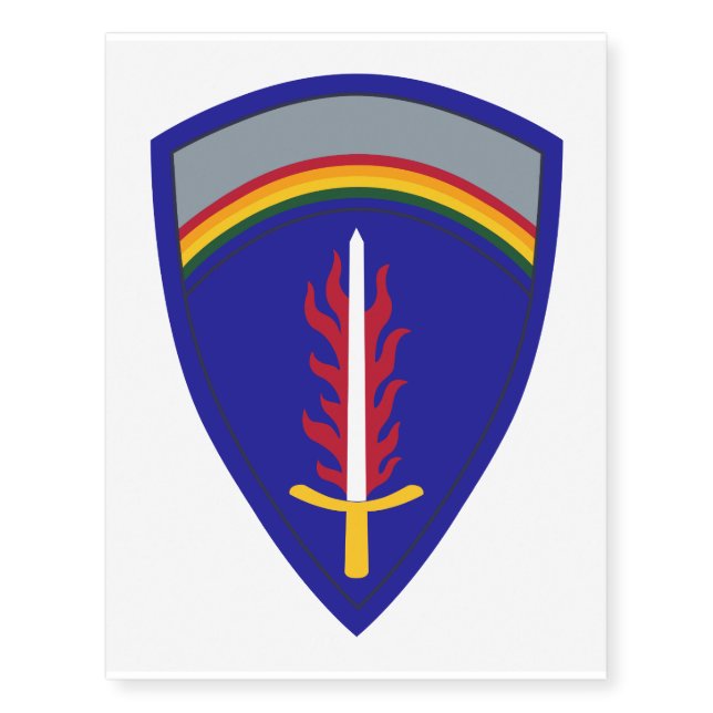 Army Europe USAREUR Temporary Tattoos (Front)