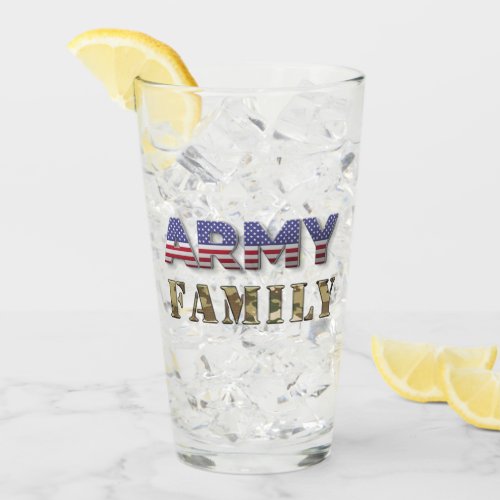 Army Family Glass