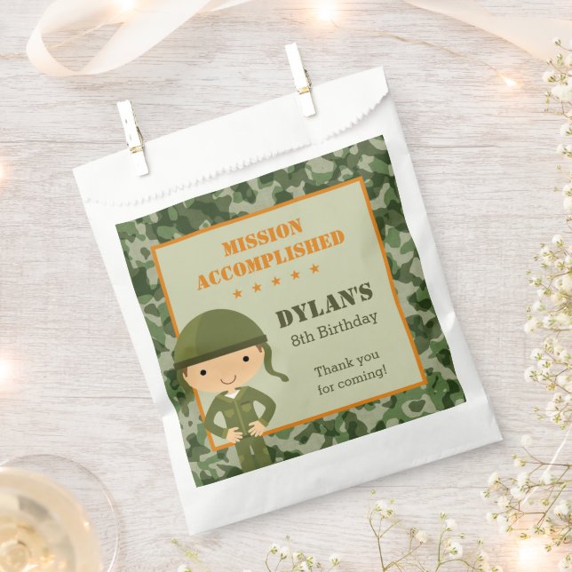 Army Favor Bags - Soldier Military Camo Birthday (Clipped)