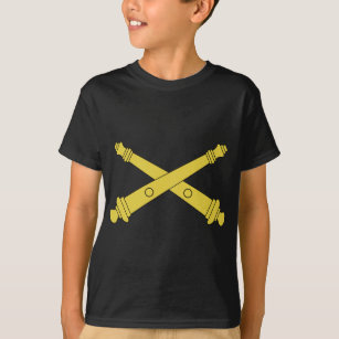 Army Field Artillery Insignia - Crossed Cannons T-Shirt