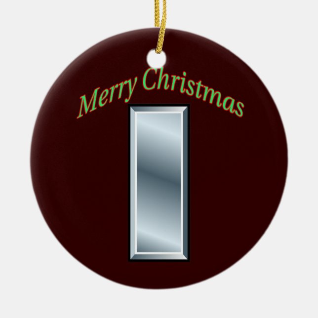 Army First Lieutenant Christmas Ornament (Front)