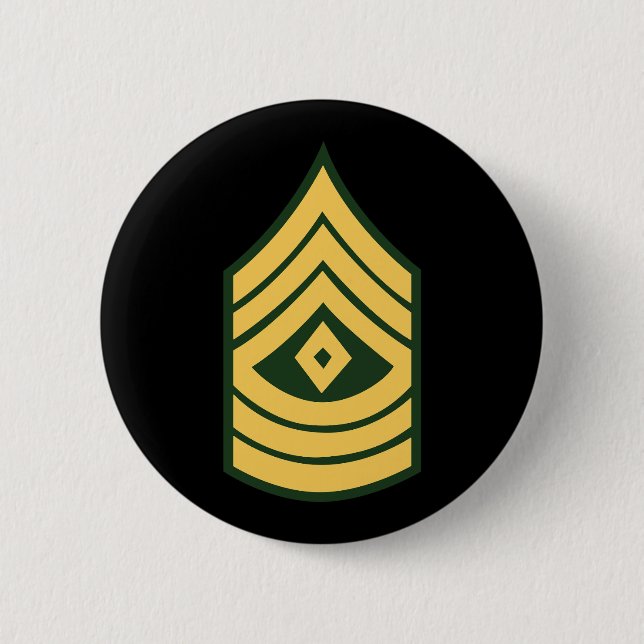 Army - First Sergeant E-8 (1SG) Button (Front)