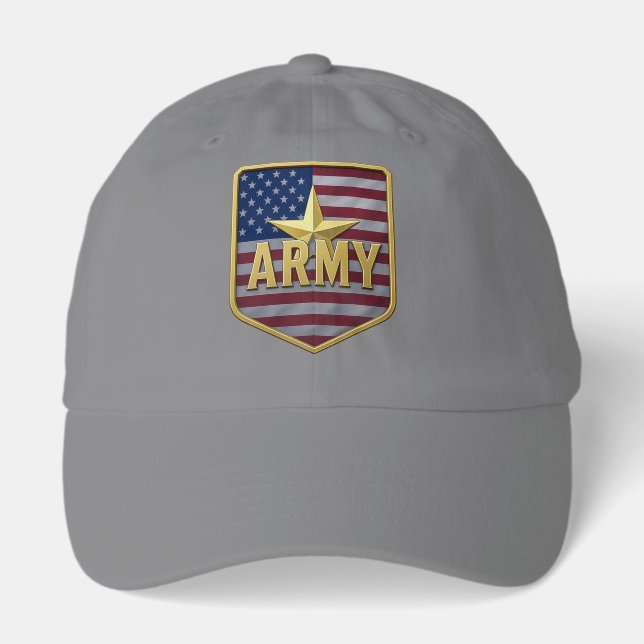 Army Flag Shield Hat (Front)