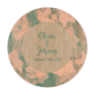 Army Floral Green Cutting Board