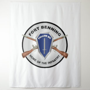 Army - Fort Benning, GA - Home of the Infantry Tapestry