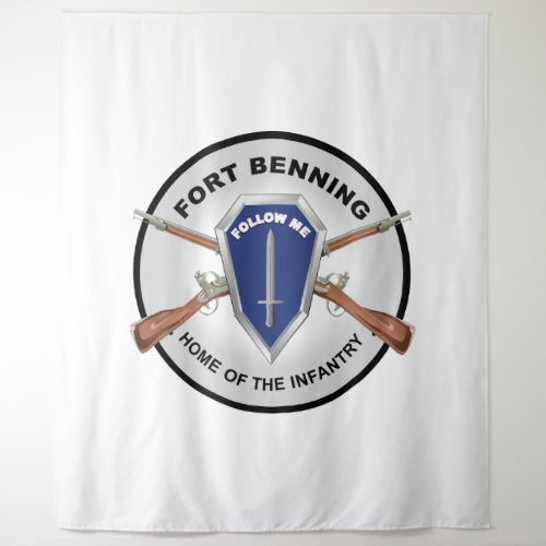 Army _ Fort Benning GA _ Home of the Infantry Tapestry