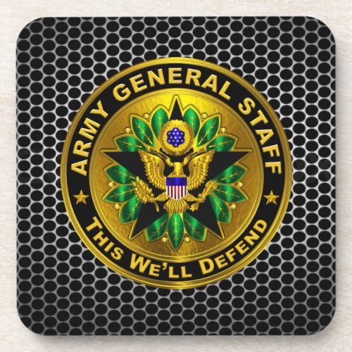 Army General Staff Badge  Beverage Coaster