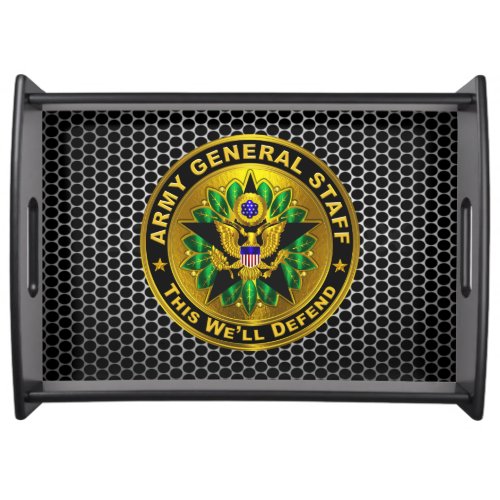 Army General Staff Badge  Serving Tray