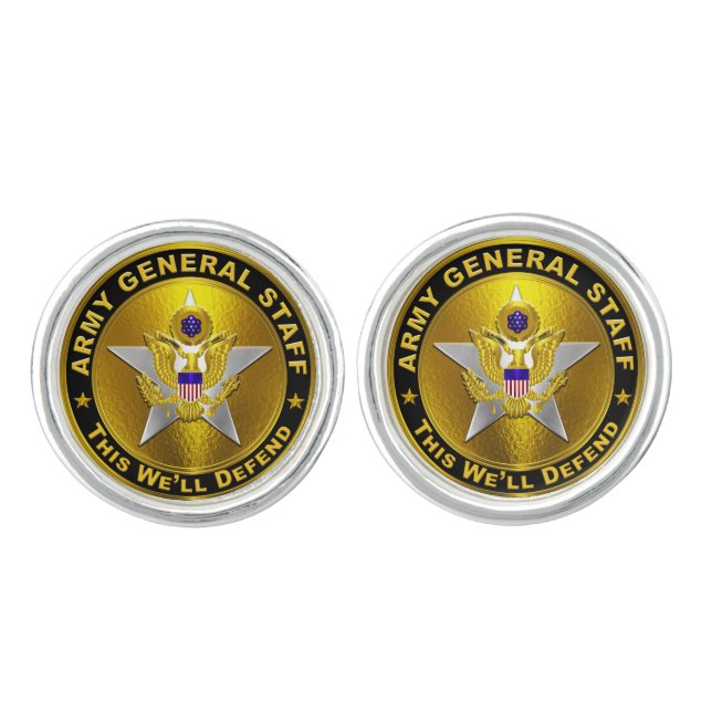 Army General Staff  Cufflinks (Front)