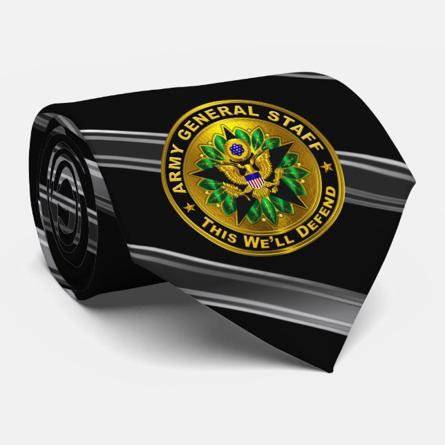 Army General Staff  Neck Tie (Rolled)