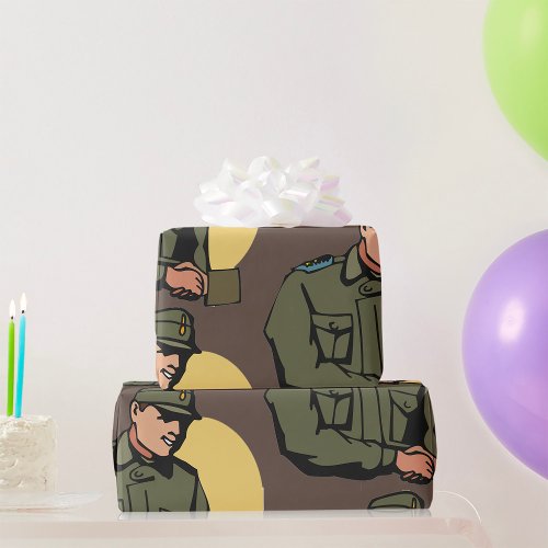Army General Wrapping Paper