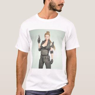 Army Girl 1 Aye9L2 - Art Print T-Shirt
