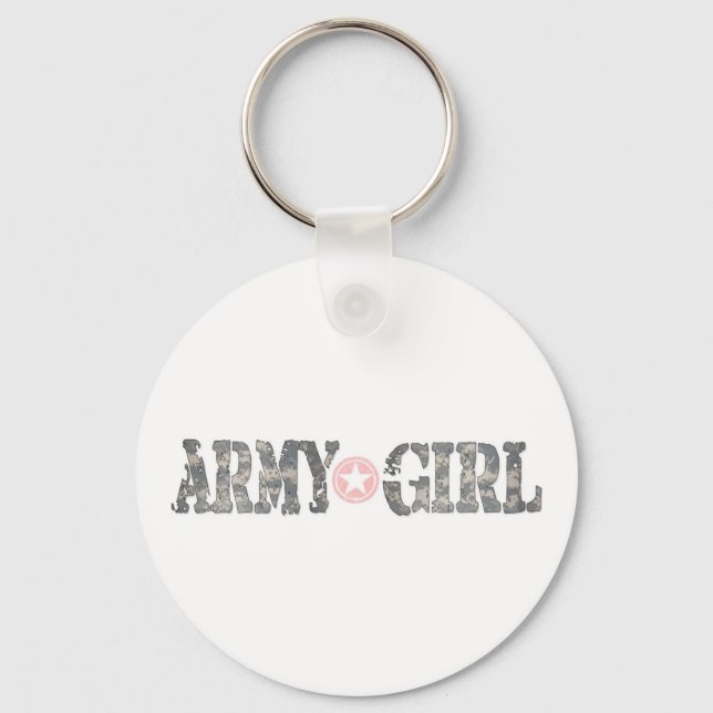 army girl keychain (Front)