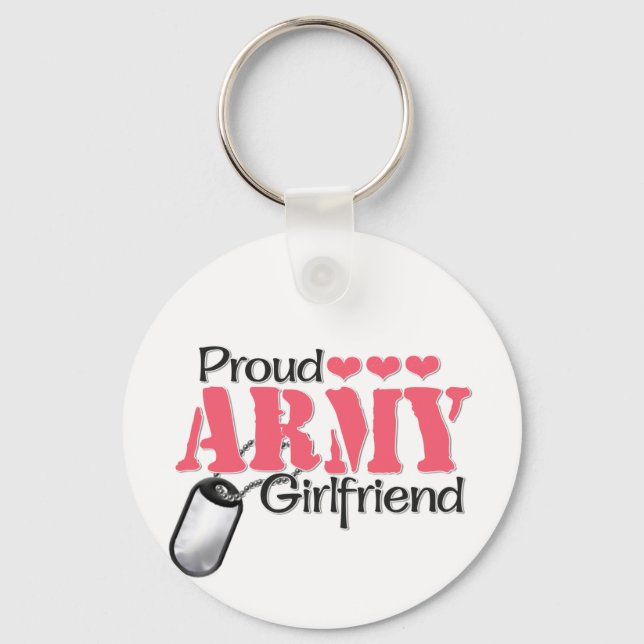 Army Girlfriend Keychain (Front)