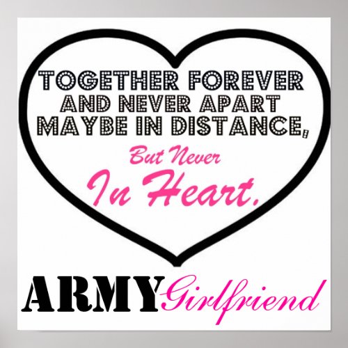 ARMY Girlfriend Poster