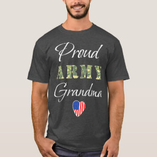 Army Grandmother Grandson Soldier For Proud Army T-Shirt