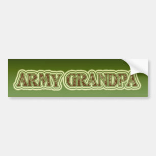 Army Grandpa Bumper Sticker