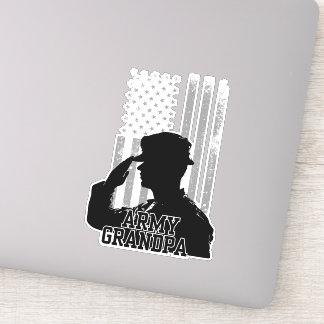 Army Grandpa Sticker