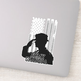Army Grandpa Sticker