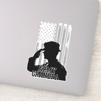 Army Grandpa Sticker