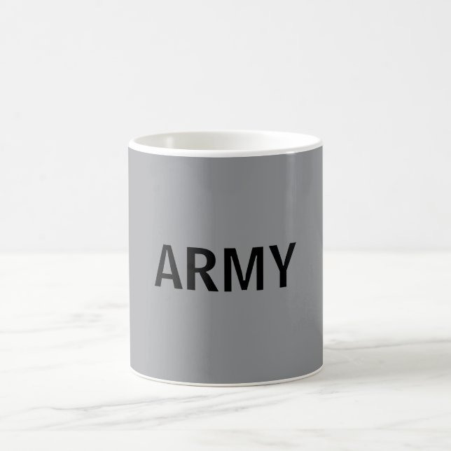 Army gray coffee mug (Center)