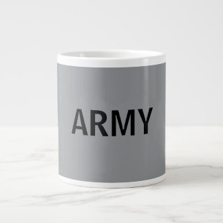 Army gray giant coffee mug