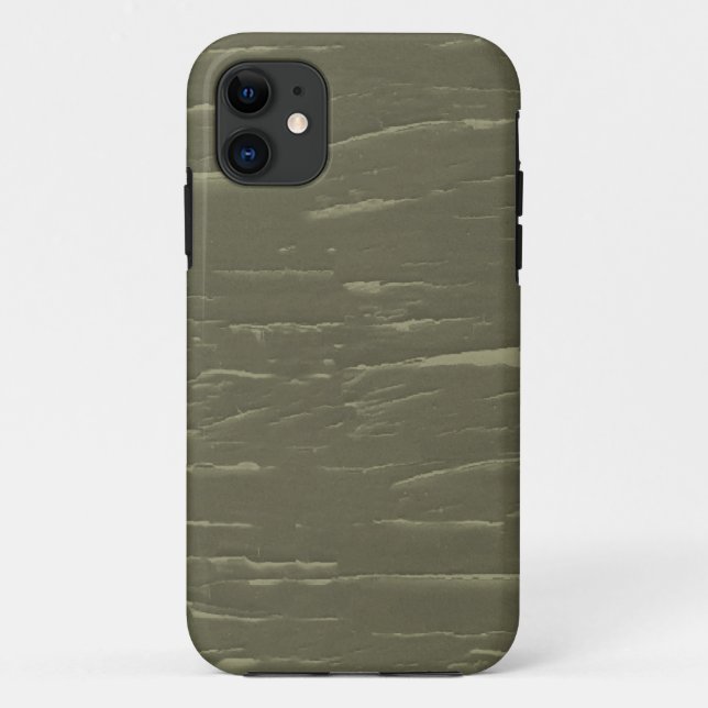 Army Green Bark Camo Case-Mate iPhone Case (Back)
