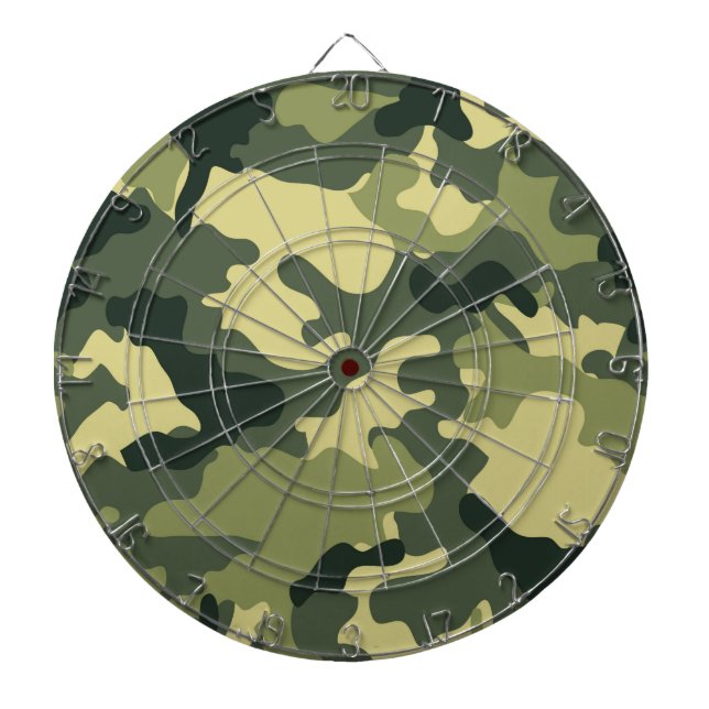Army Green Camo Dartboard (Front)