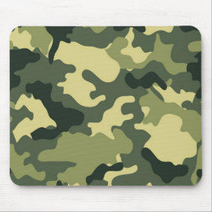 Army Green Camo Mousepad