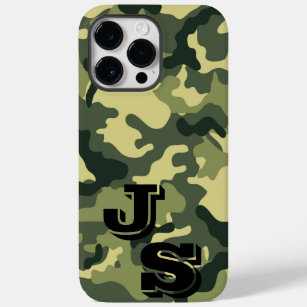 Army Green Camouflage iPhone 14 Pro Max Case