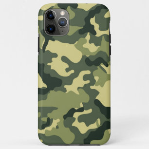 Army Green Camouflage Pattern iPhone 11 Pro Max Case
