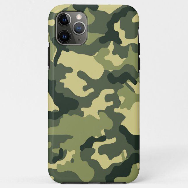 Army Green Camouflage Pattern Case-Mate iPhone Case (Back)