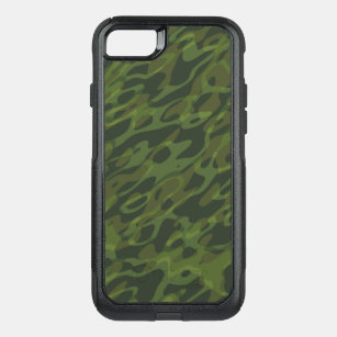 Army Green Camouflage Print Pattern OtterBox Commuter iPhone SE/8/7 Case