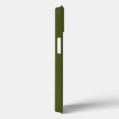 Army Green Case-Mate iPhone Case (Back / Right)