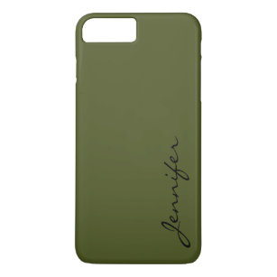 Army green color background iPhone 8 plus/7 plus case