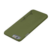 Army green color background Case-Mate iPhone case (Bottom)