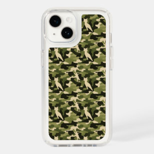 Army Green Feline Camouflage (Pattern 1)  Speck iPhone 14 Case