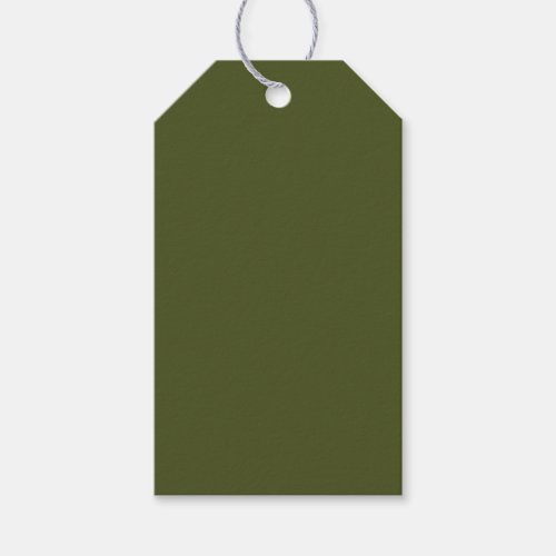 Army Green Gift Tags