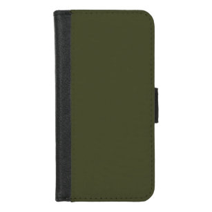 Army Green iPhone 8/7 Wallet Case