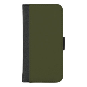 Army Green iPhone 8/7 Plus Wallet Case
