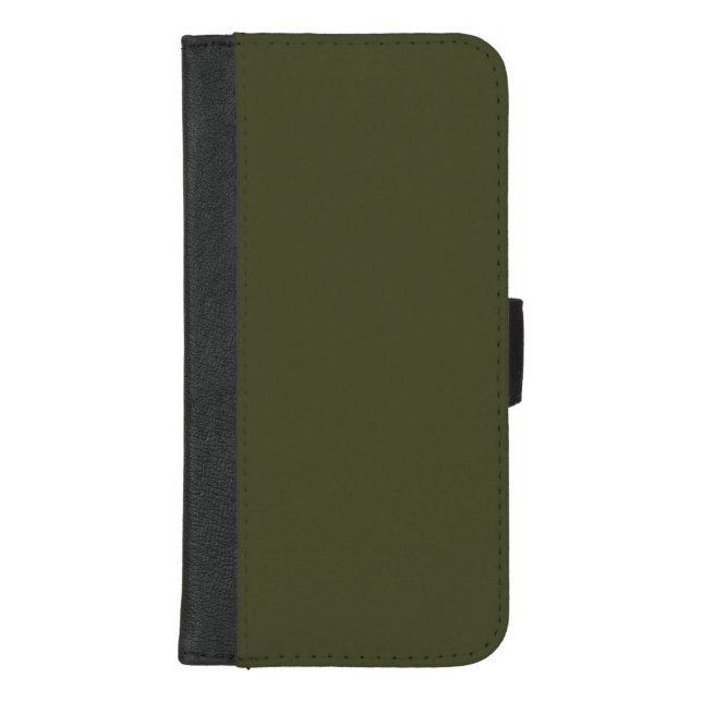 Army Green iPhone Wallet Case (Front)