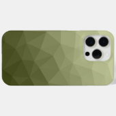 Army  green light gradient geometric mesh pattern Case-Mate iPhone case (Back (Horizontal))
