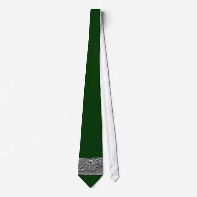 Army Green Military Salute Military Honor Army Tie (Front)