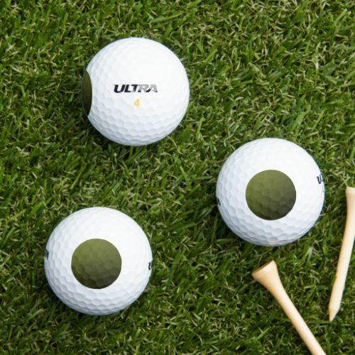 Army green olive gradient geometric mesh pattern golf balls