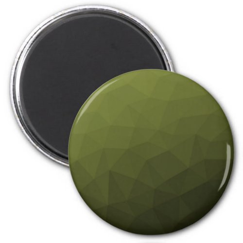 Army green olive gradient geometric mesh pattern magnet