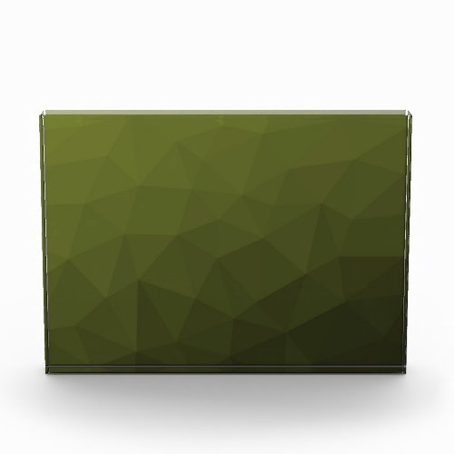 Army green olive gradient geometric mesh pattern photo block