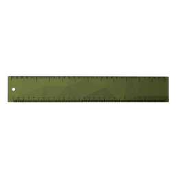 Army green olive gradient geometric mesh pattern ruler