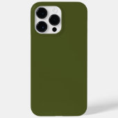 Army  Green One of Best Solid Green Shades Case-Mate iPhone Case (Back)
