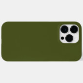 Army  Green One of Best Solid Green Shades Case-Mate iPhone Case (Back (Horizontal))