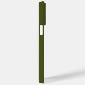 Army  Green One of Best Solid Green Shades Case-Mate iPhone Case (Back / Right)